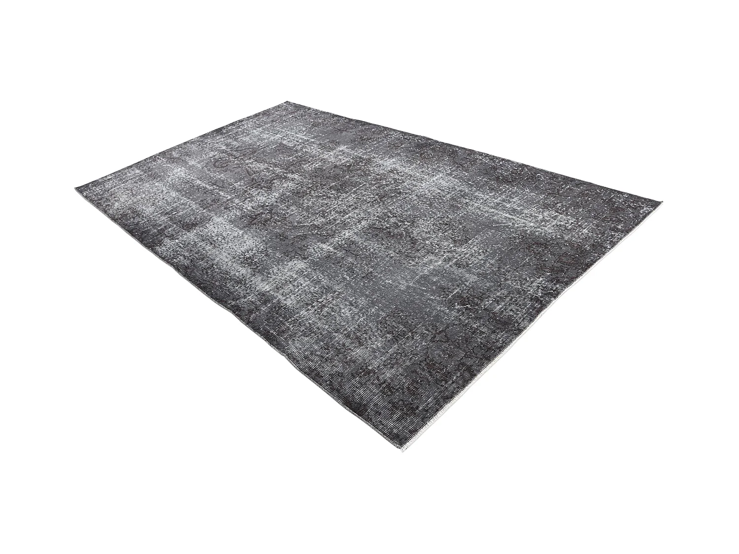 Tapis de laine 160x272 gris Ultra Vintage