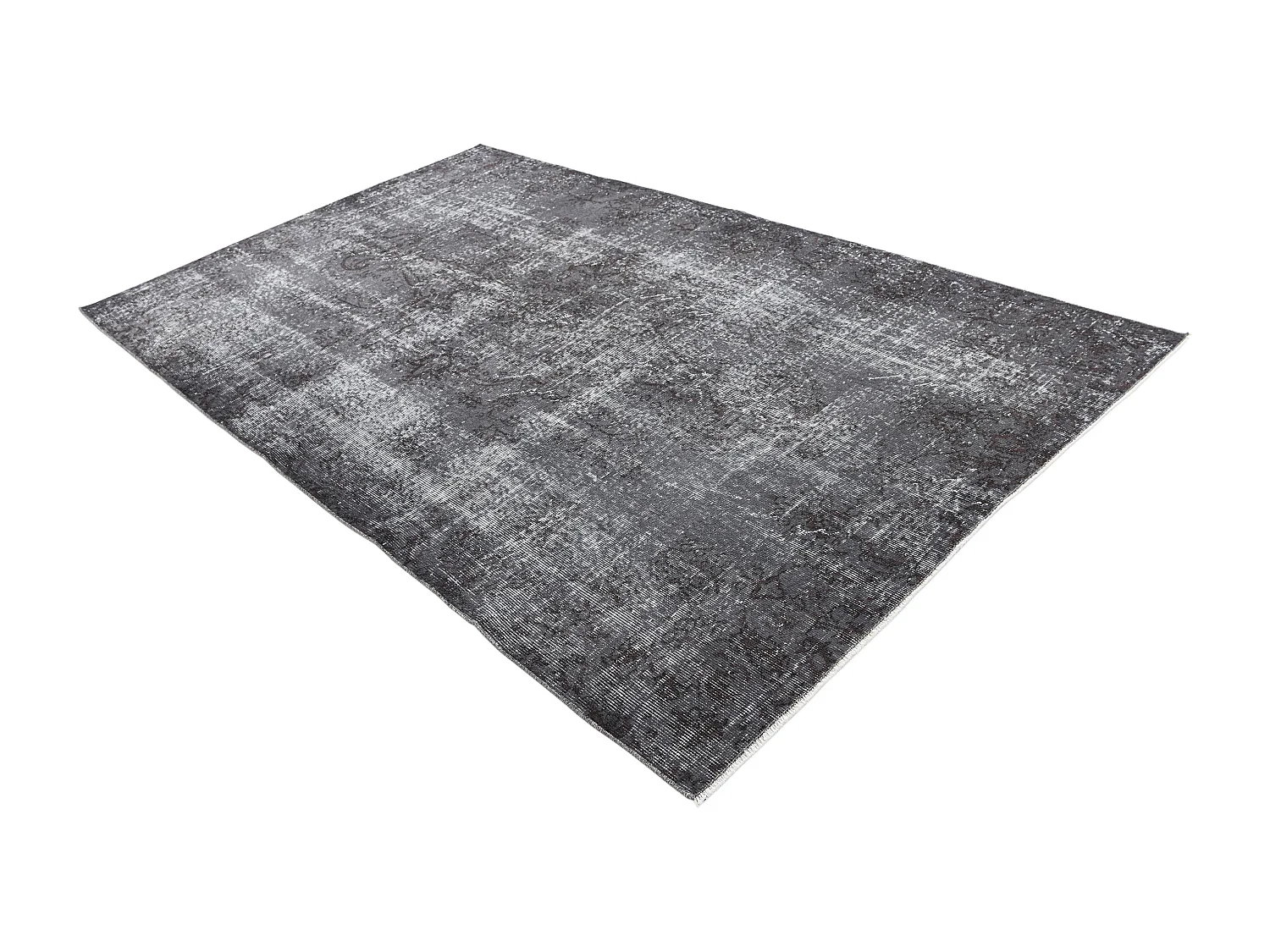 Tapis de laine 160x272 gris Ultra Vintage