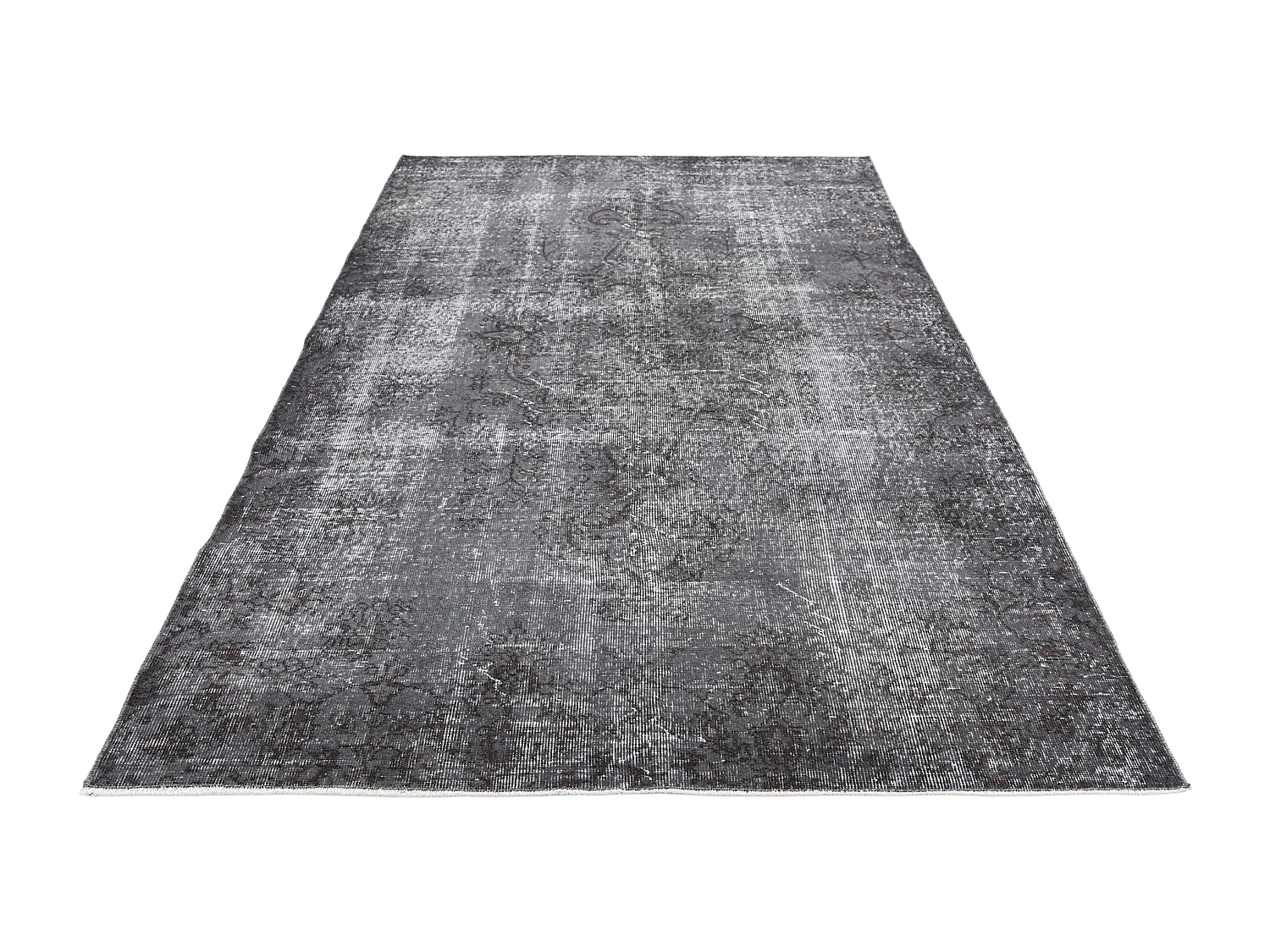 Tapis de laine 160x272 gris Ultra Vintage