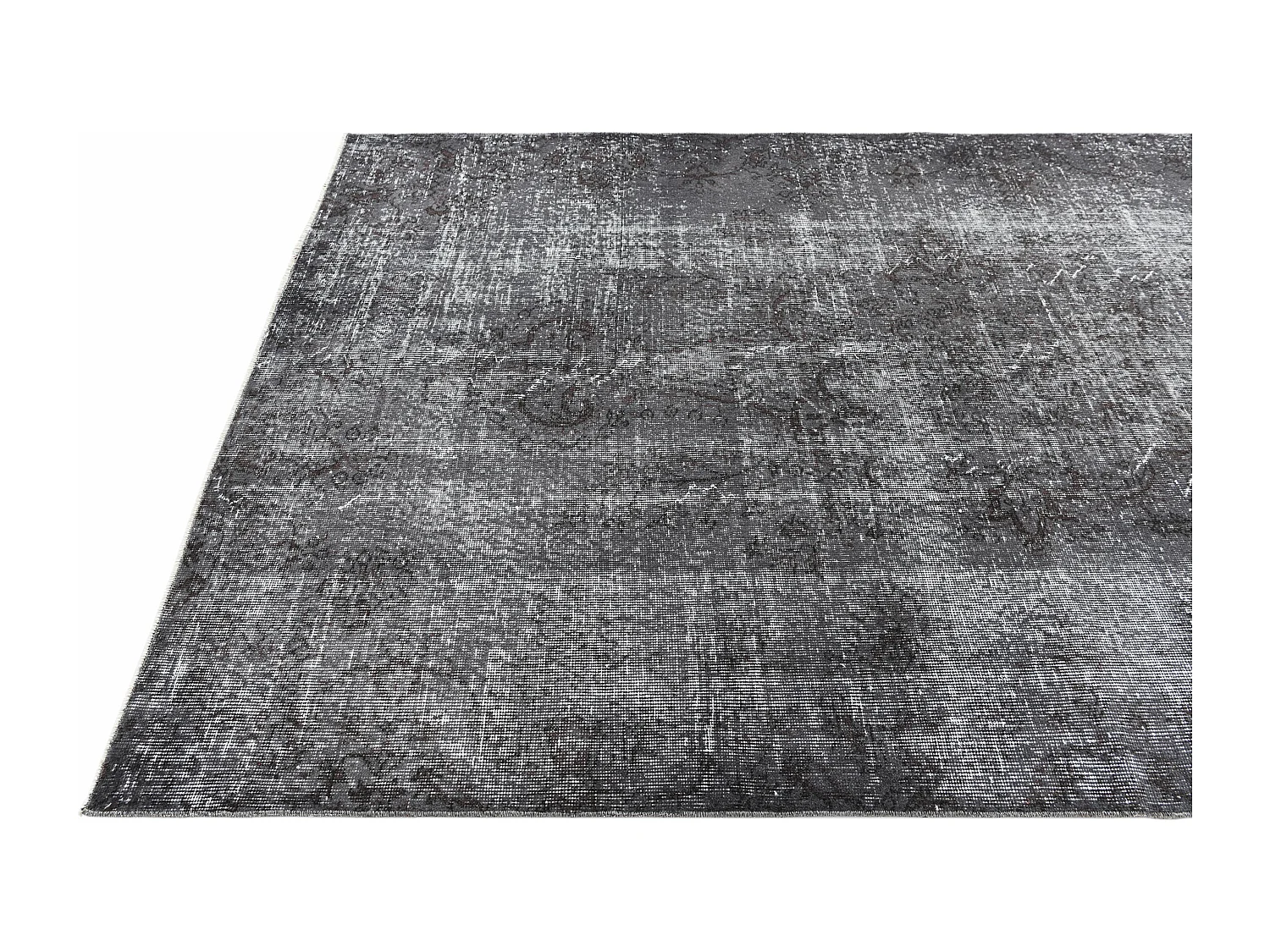 Tapis de laine 160x272 gris Ultra Vintage