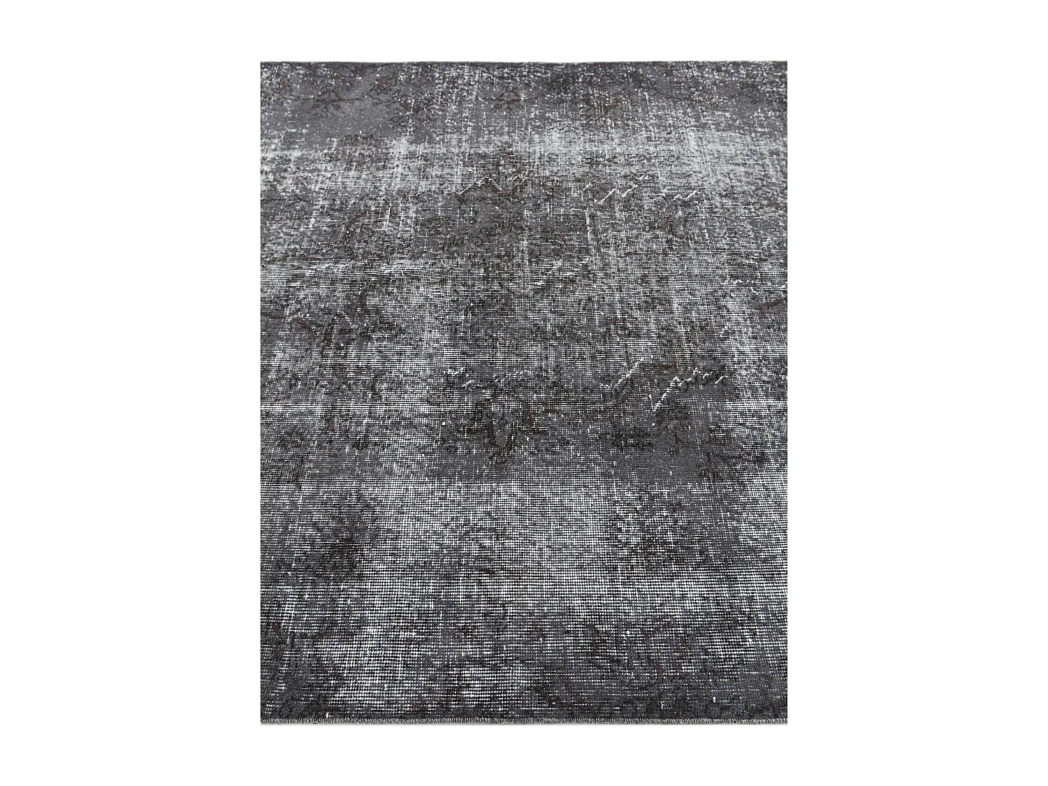 Tapis de laine 160x272 gris Ultra Vintage
