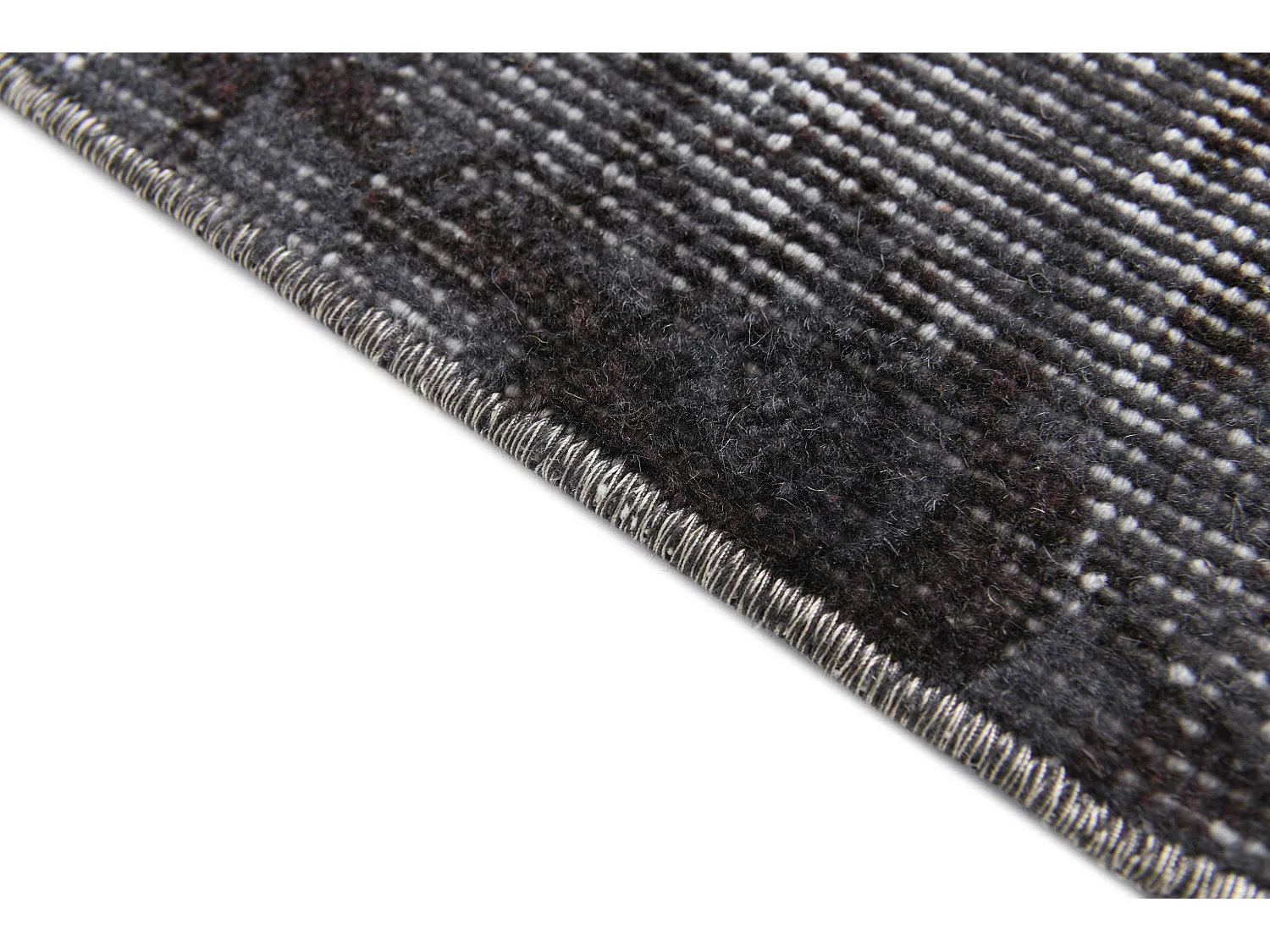 Tapis de laine 160x272 gris Ultra Vintage