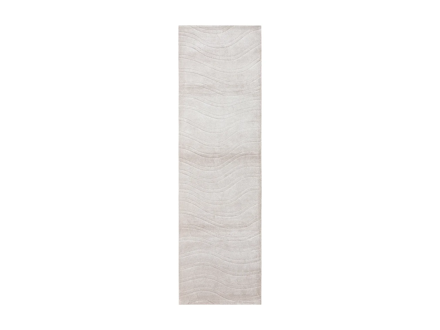 Tapis de couloir en laine 81x300 gris Darya