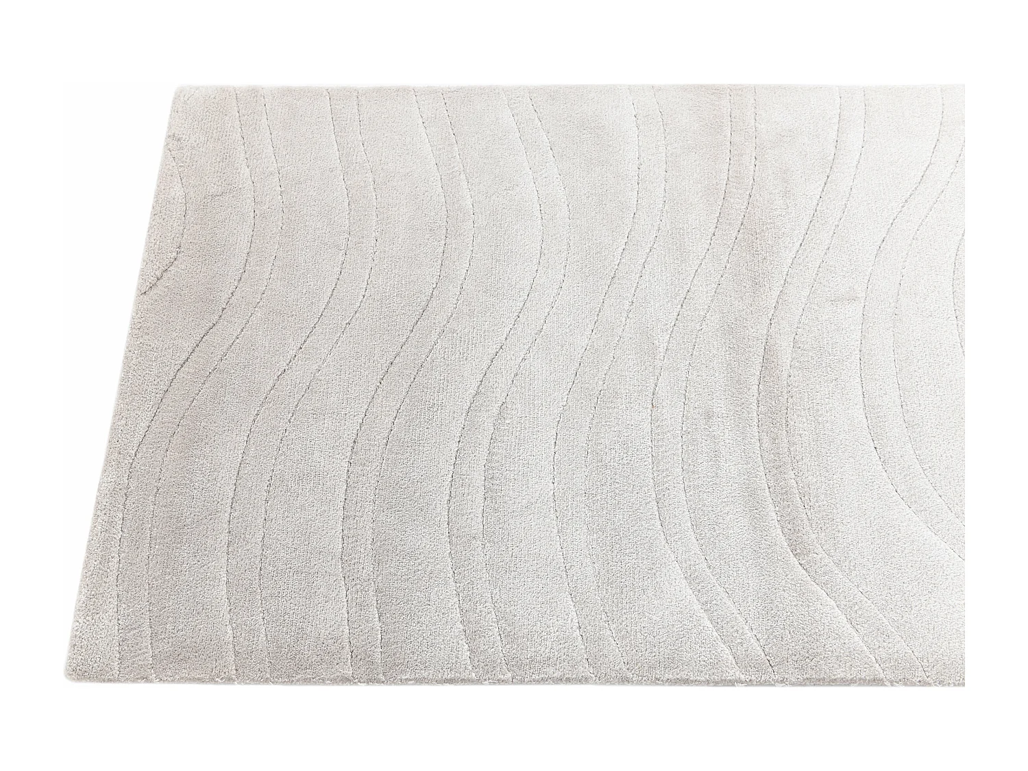 Tapis de couloir en laine 81x300 gris Darya