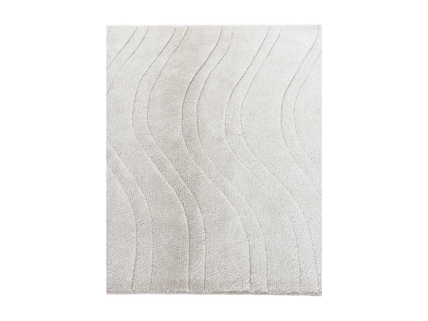 Tapis de couloir en laine 81x300 gris Darya