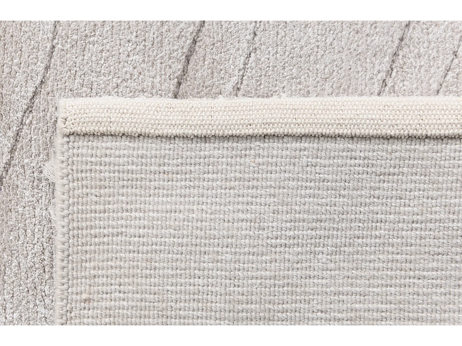 Tapis de couloir en laine 81x300 gris Darya