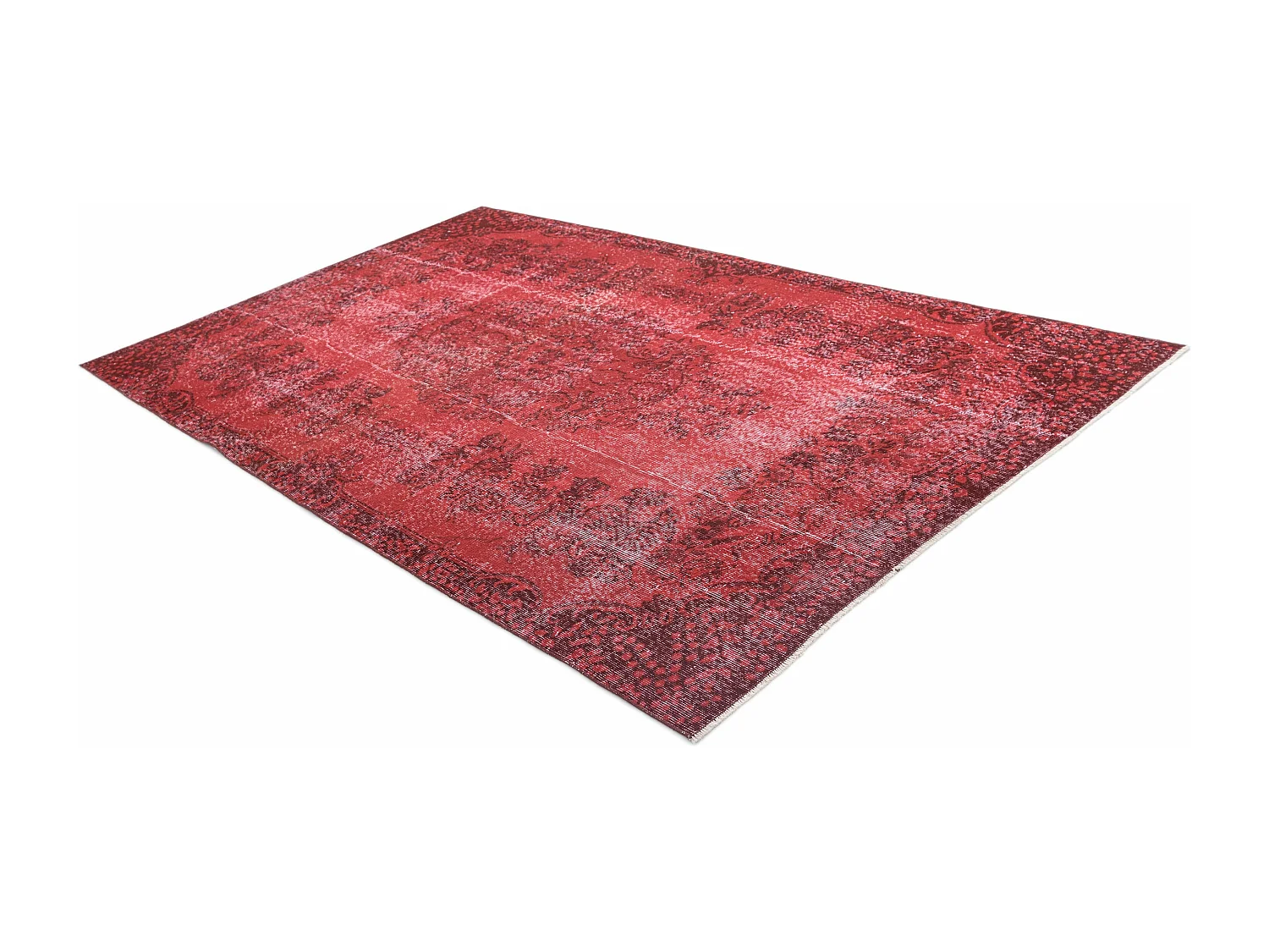 Wollteppich 170x295 Rot Ultra Vintage