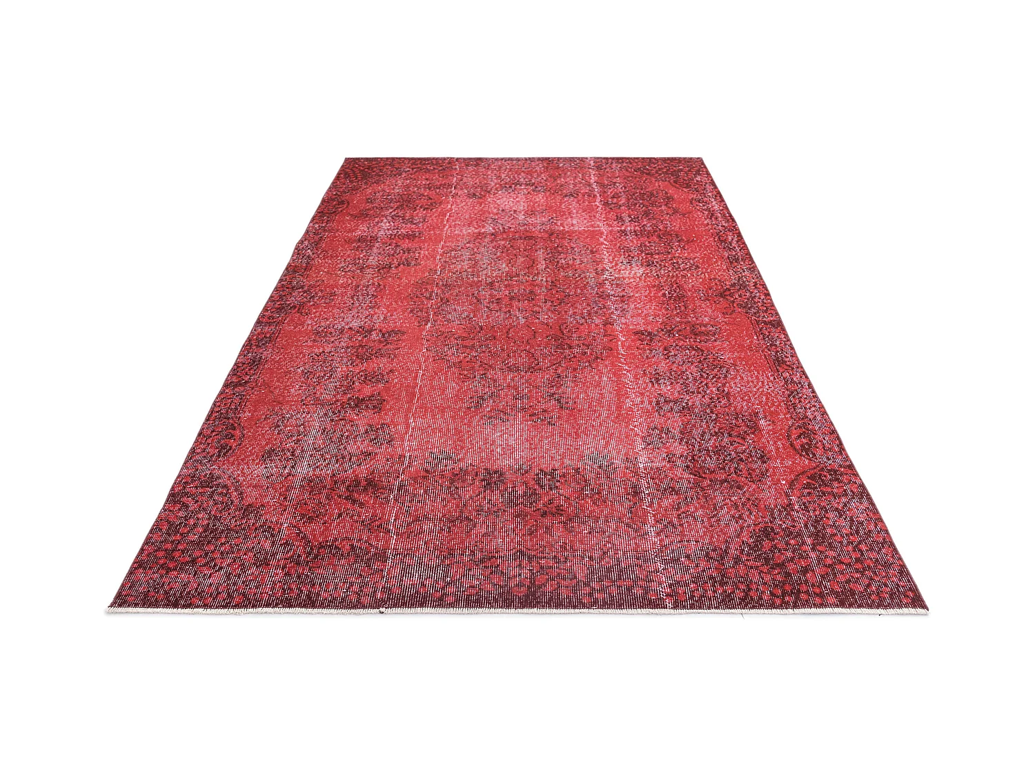 Tapis de laine 170x295 rouge Ultra Vintage