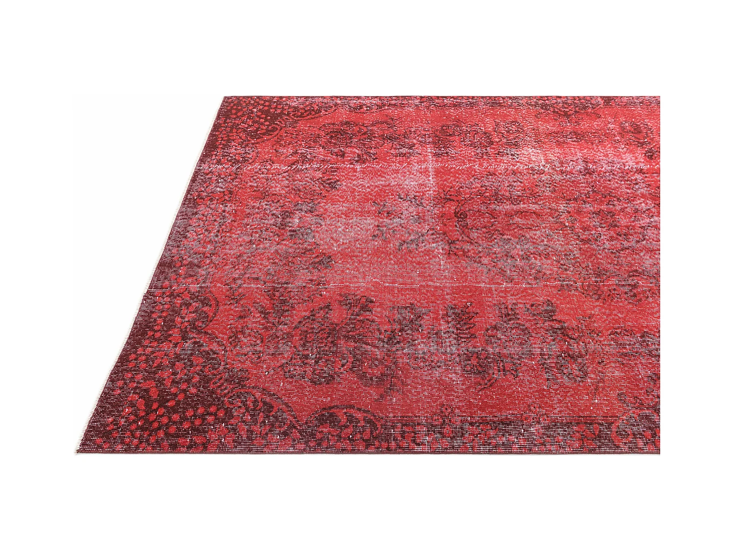 Tapis de laine 170x295 rouge Ultra Vintage