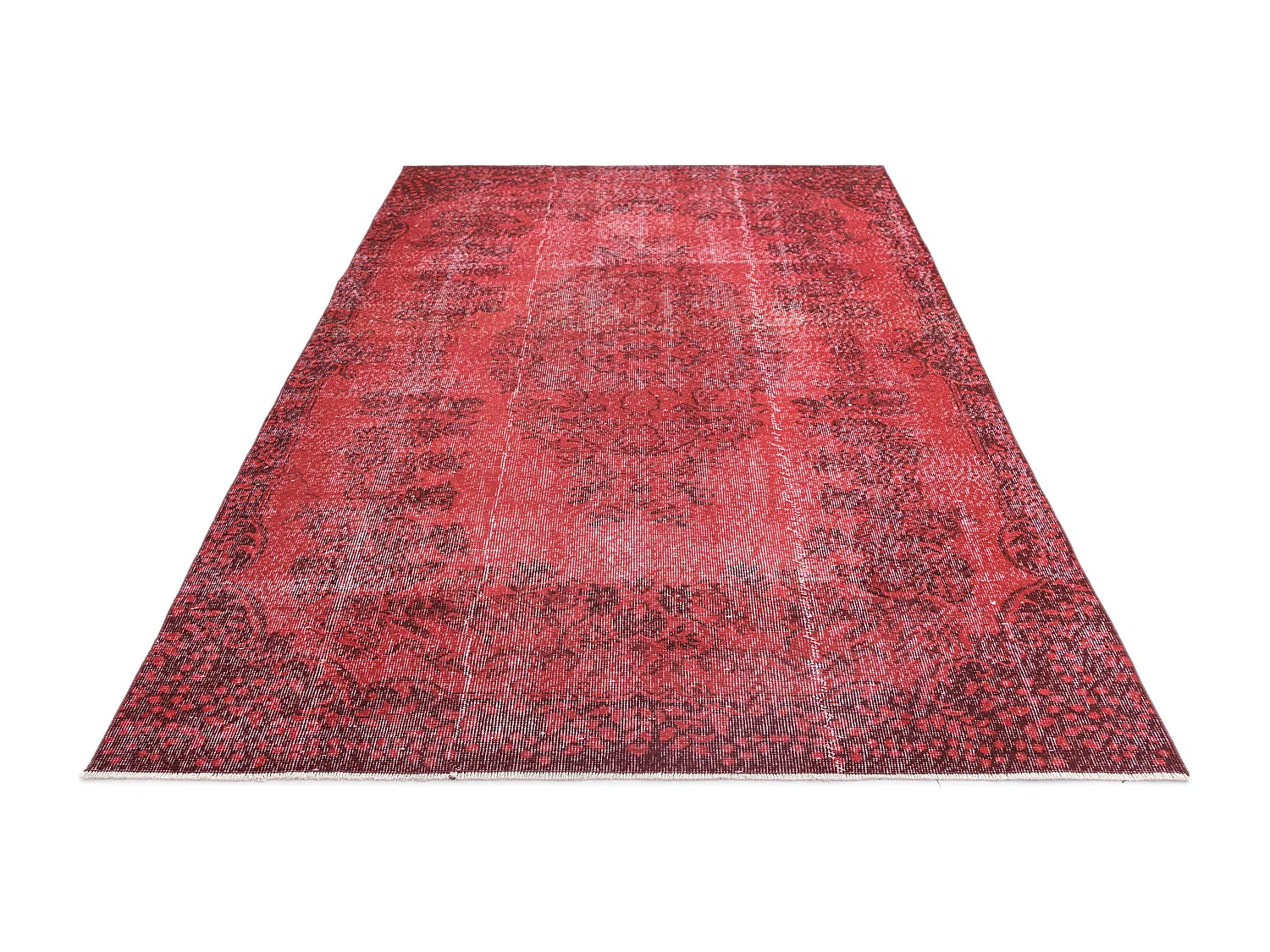 Tapis de laine 170x295 rouge Ultra Vintage