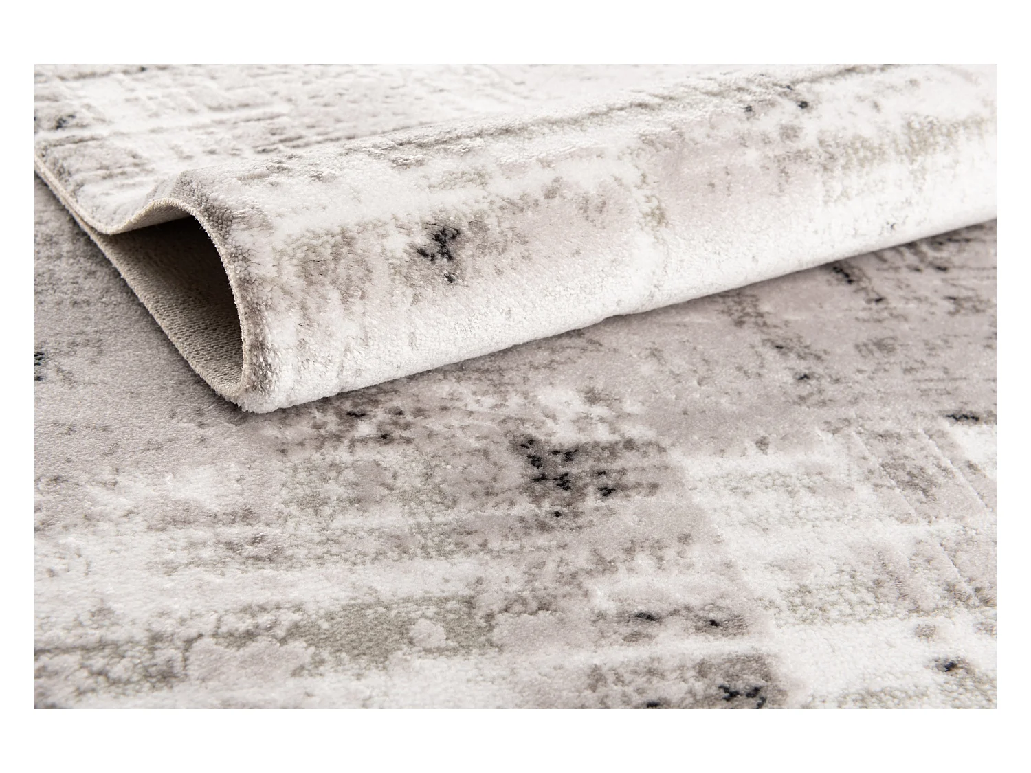 Tapis 240x240 gris Davos Miracle