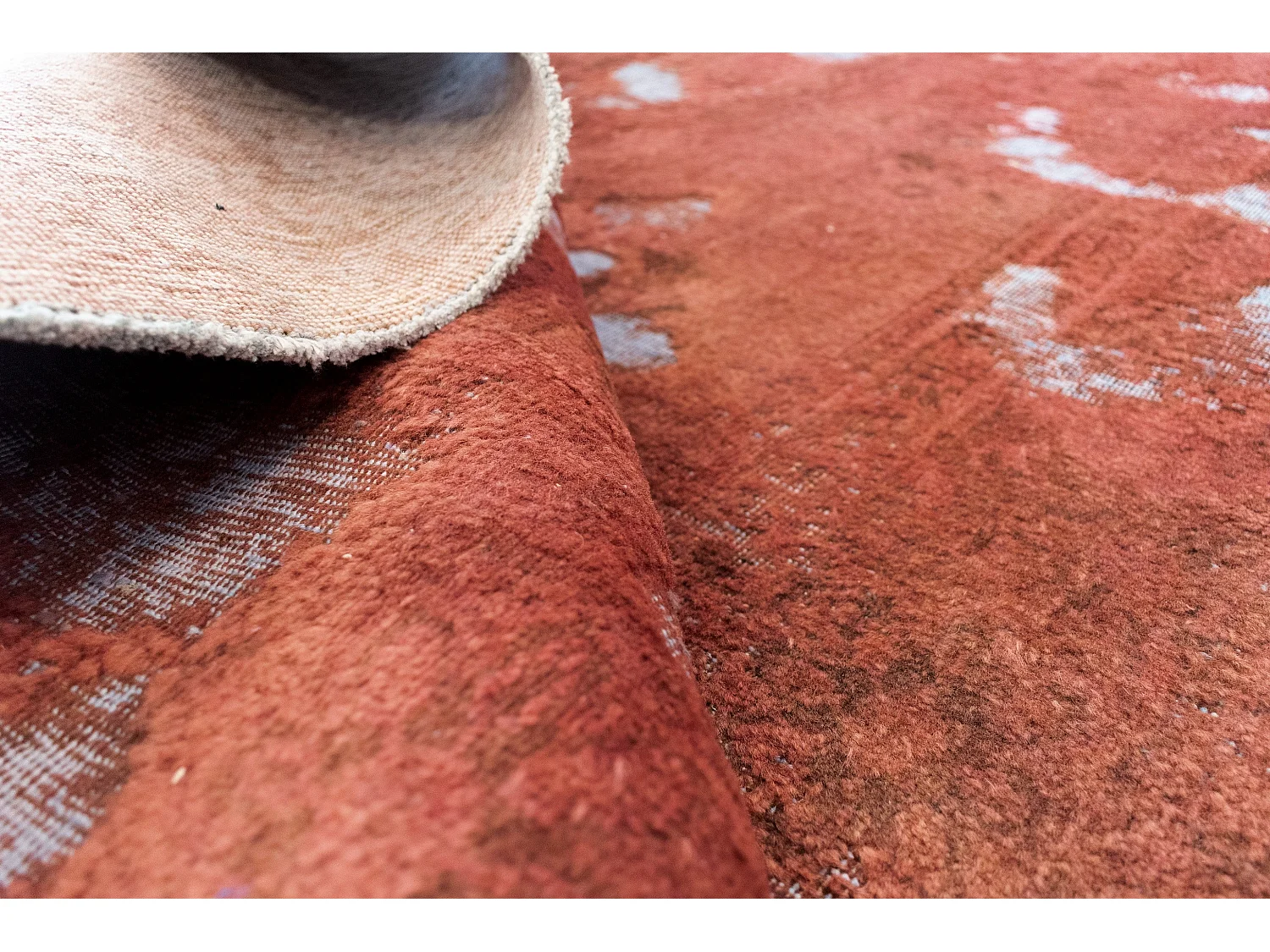 Tapis de laine 192x298 rouge Vintage Royal