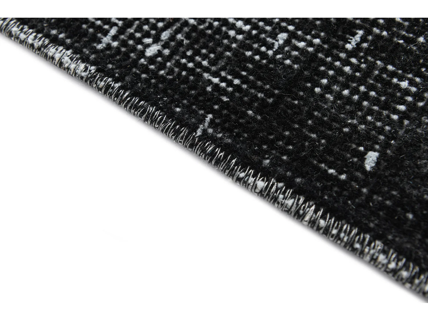 Tapis de laine 160x287 noir Ultra Vintage