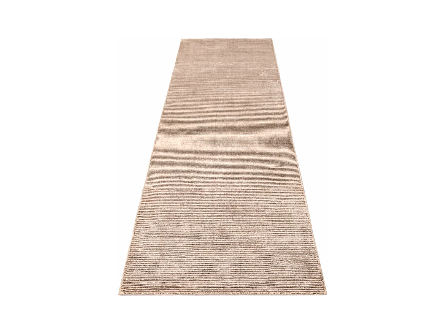 Tapis de couloir en laine 79x300 brun Darya