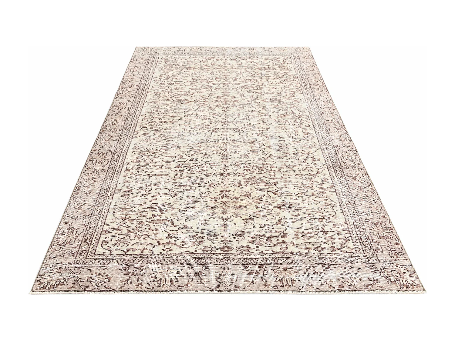 Wollteppich 152x262 Beige Ultra Vintage