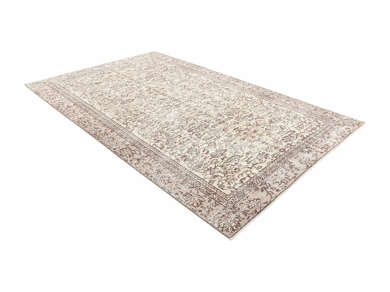 Wollteppich 152x262 Beige Ultra Vintage