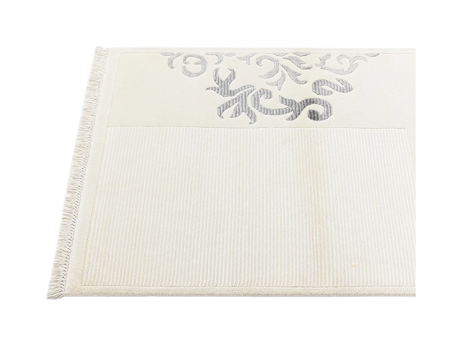 Läufer-Wollteppich 79x201 Beige Darya
