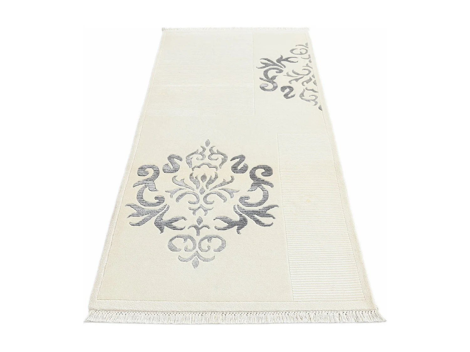 Tapis de couloir en laine 79x201 beige Darya