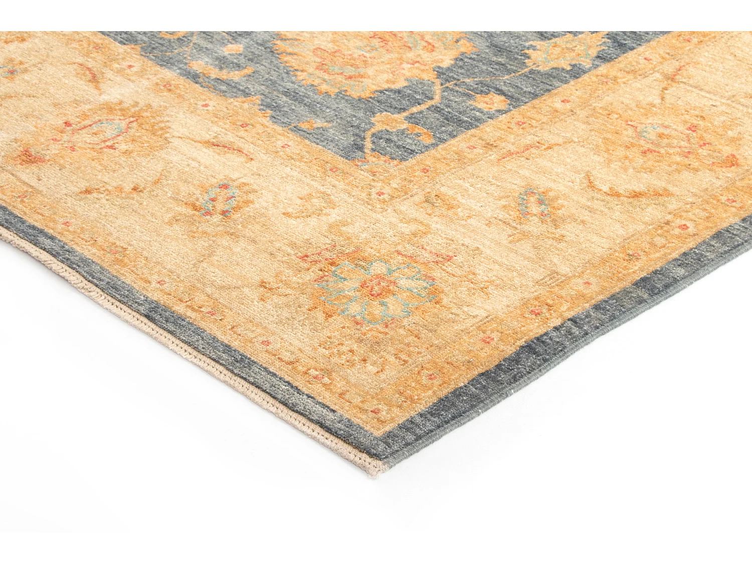 Tapis de laine 202x205 gris Kaizar