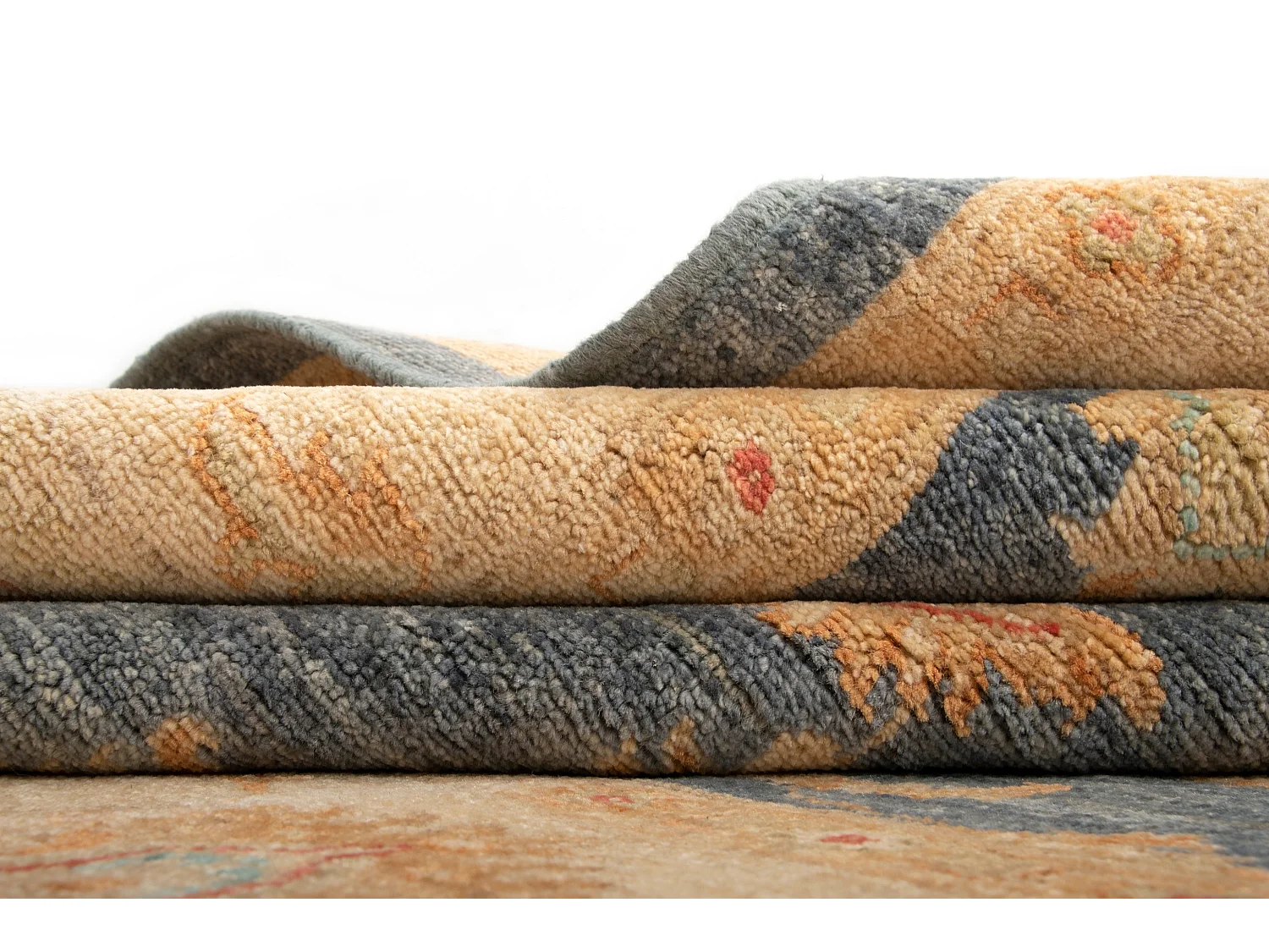 Tapis de laine 202x205 gris Kaizar