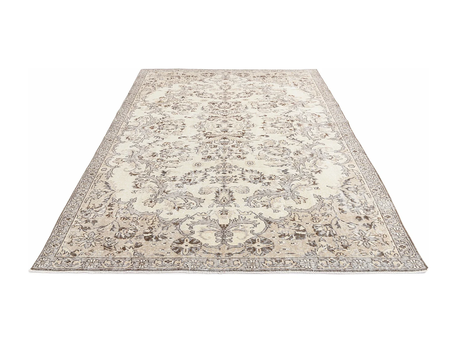 Tappeto in lana 185x282 beige Ultra Vintage