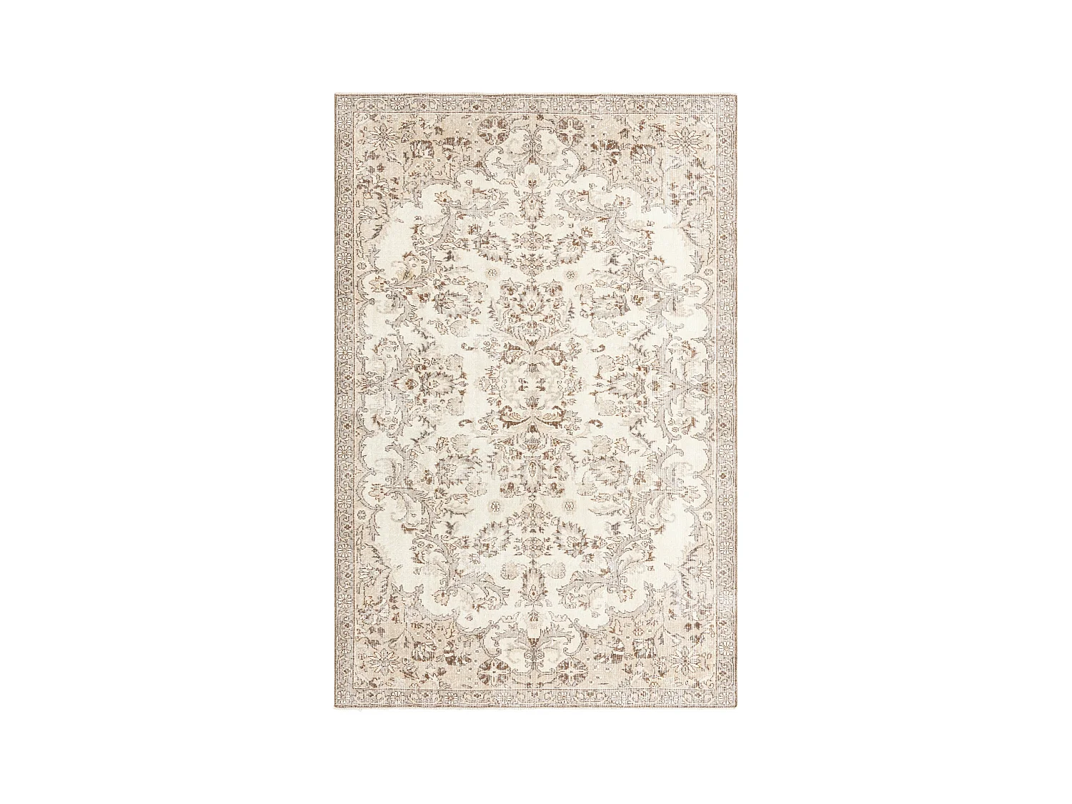 Tapis de laine 185x282 beige Ultra Vintage