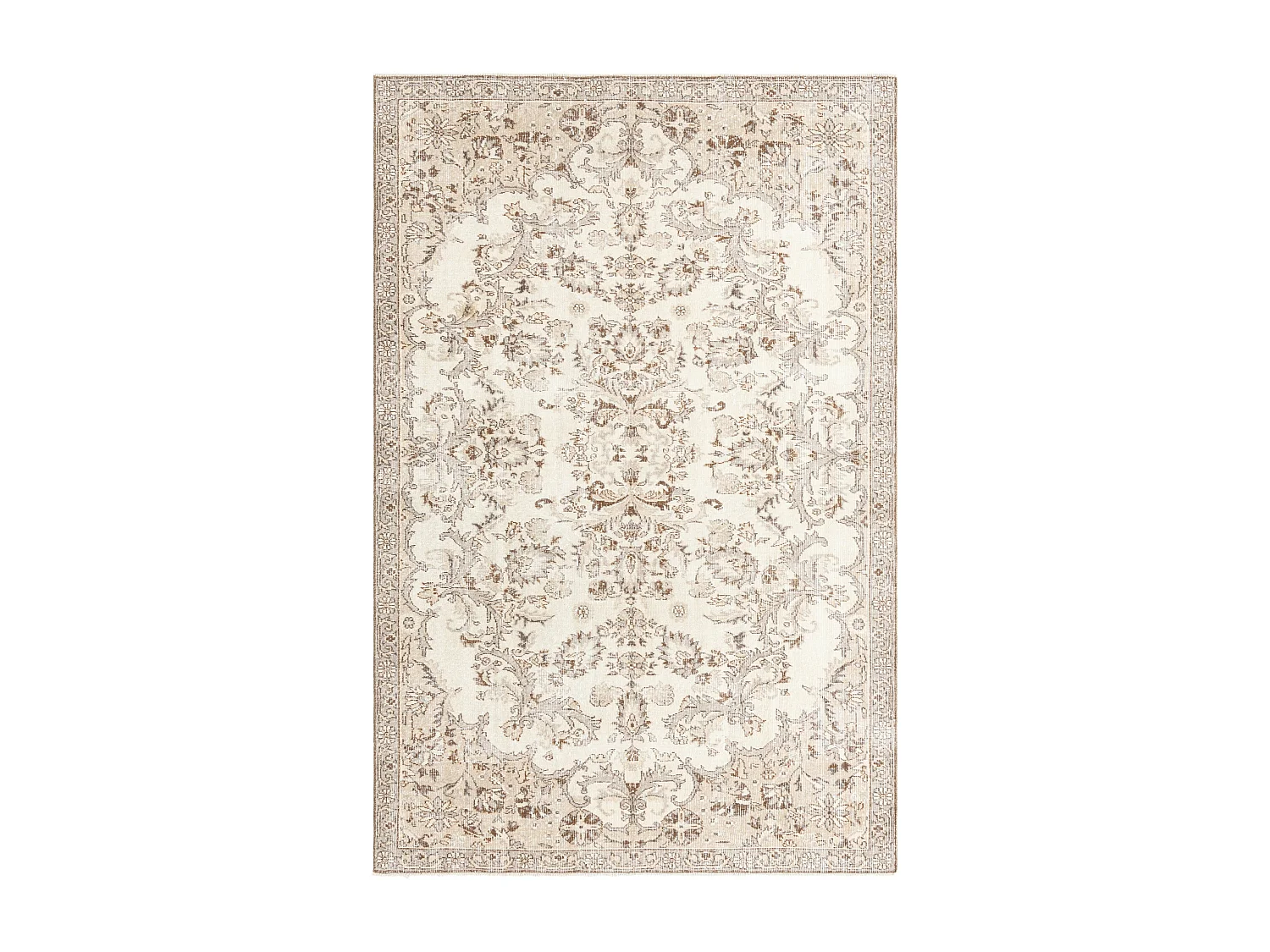 Tapis de laine 185x282 beige Ultra Vintage