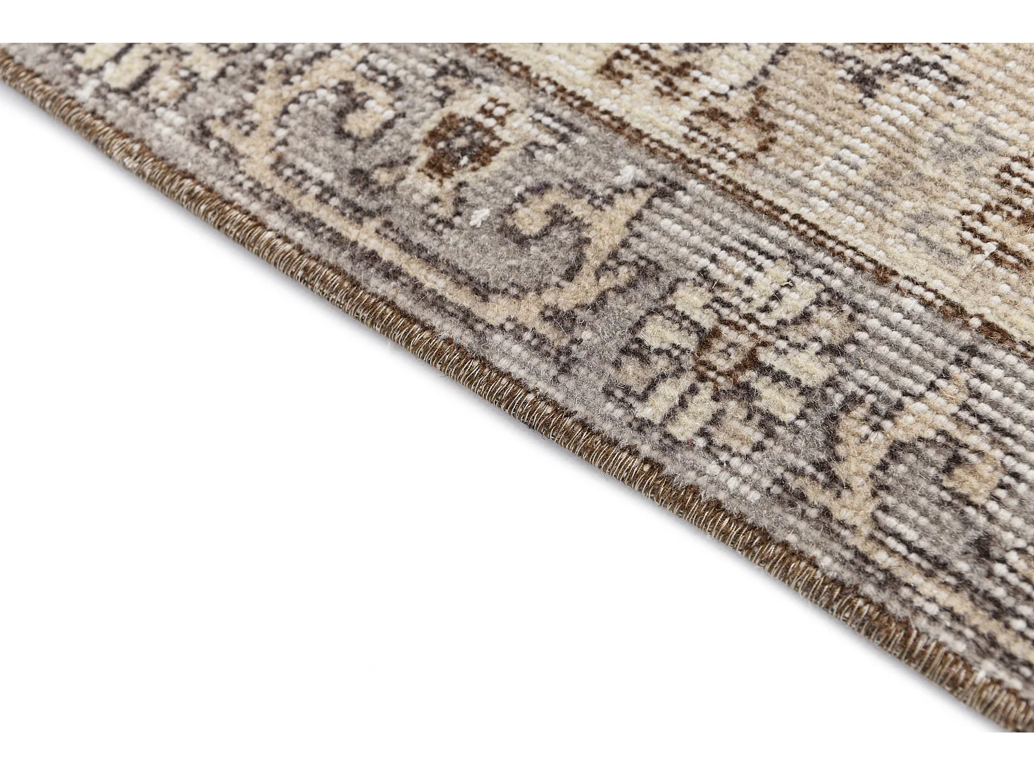 Tapis de laine 185x282 beige Ultra Vintage