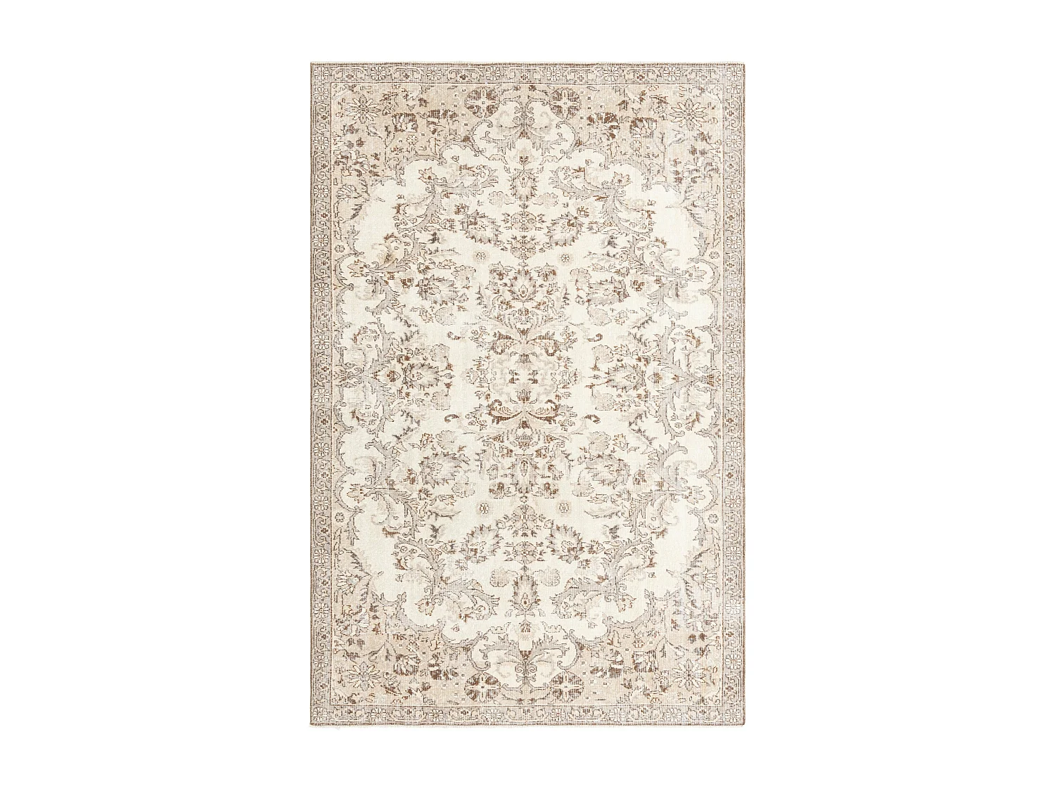 Tapis de laine 185x282 beige Ultra Vintage