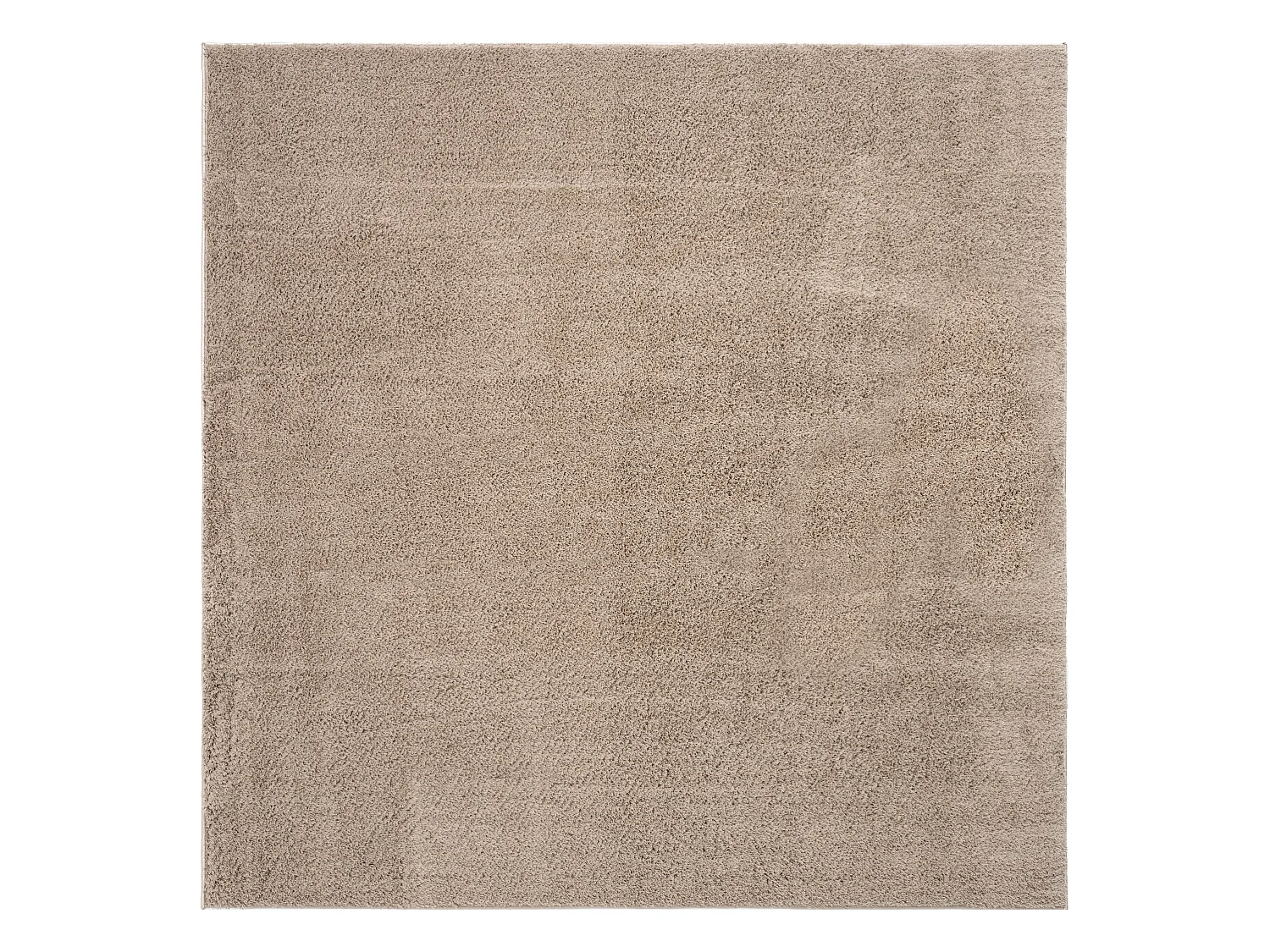 Hoogpolig tapijt 185x185 Beige Luzern