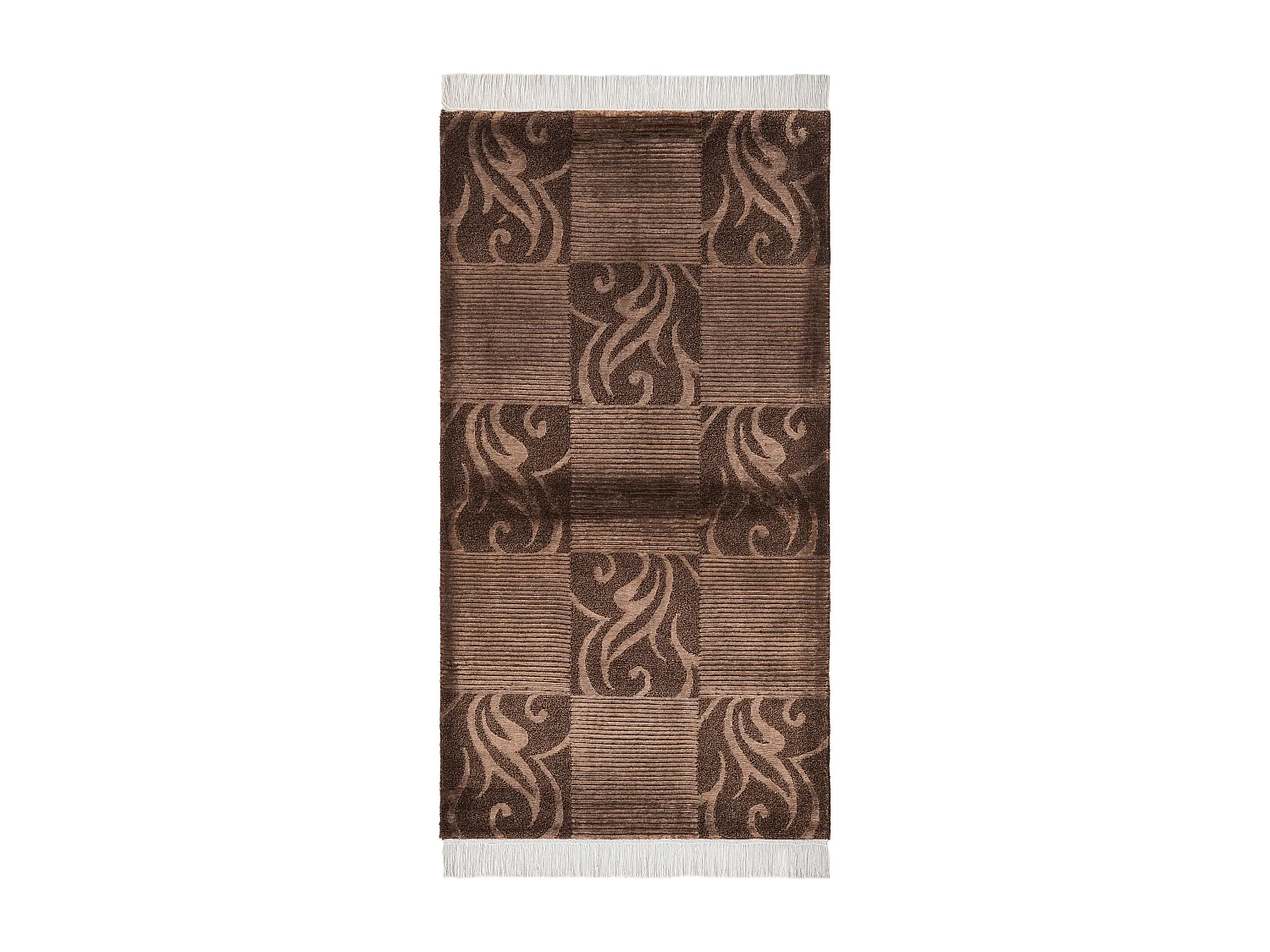 Tapis de laine 84x160 brun Darya