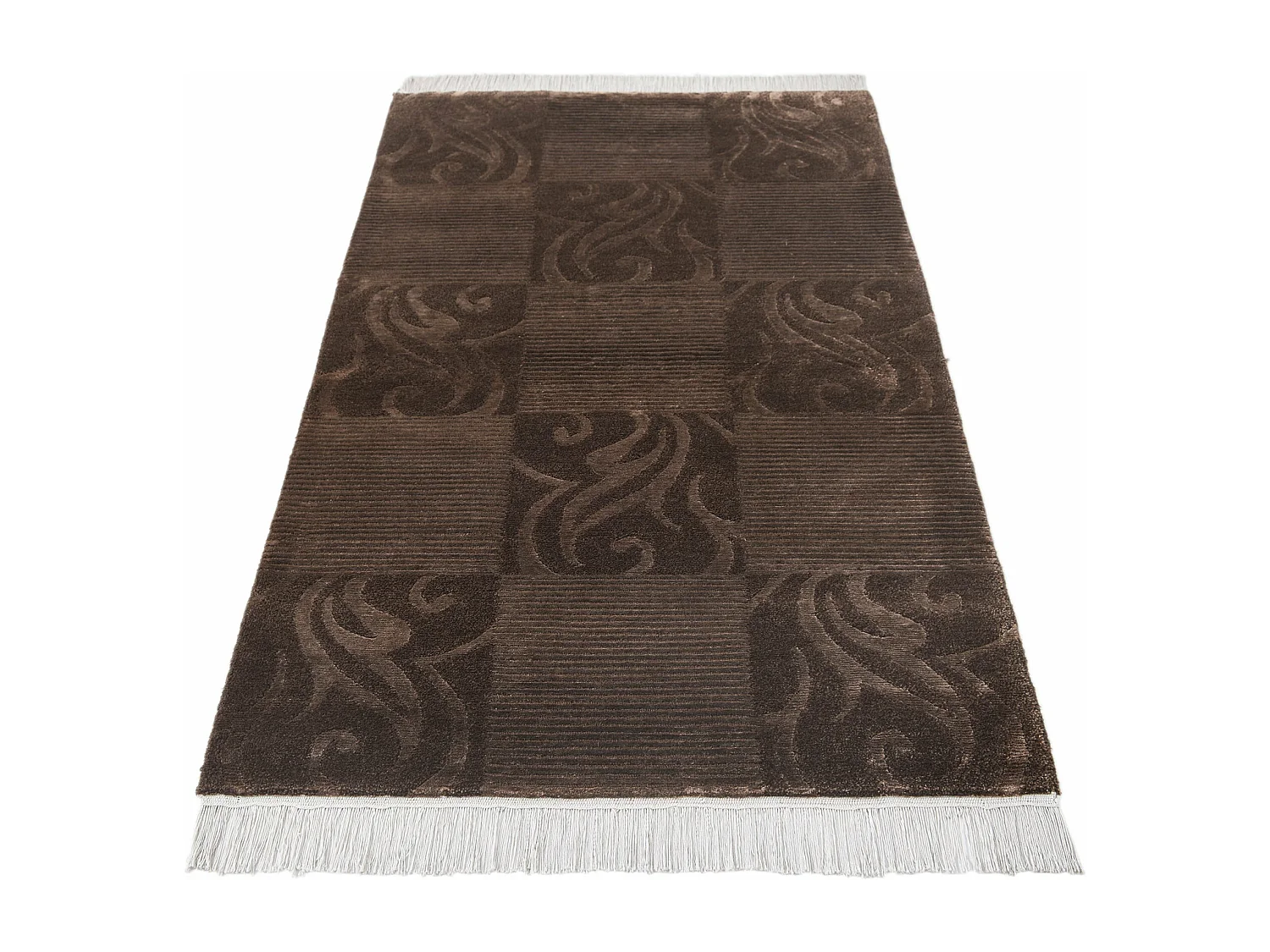 Tapis de laine 84x160 brun Darya