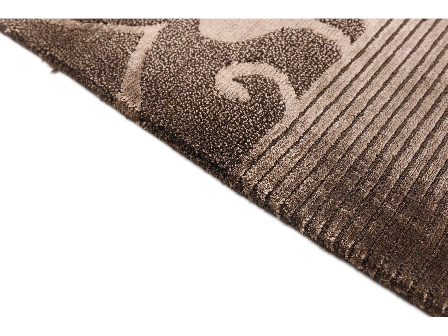 Tapis de laine 84x160 brun Darya