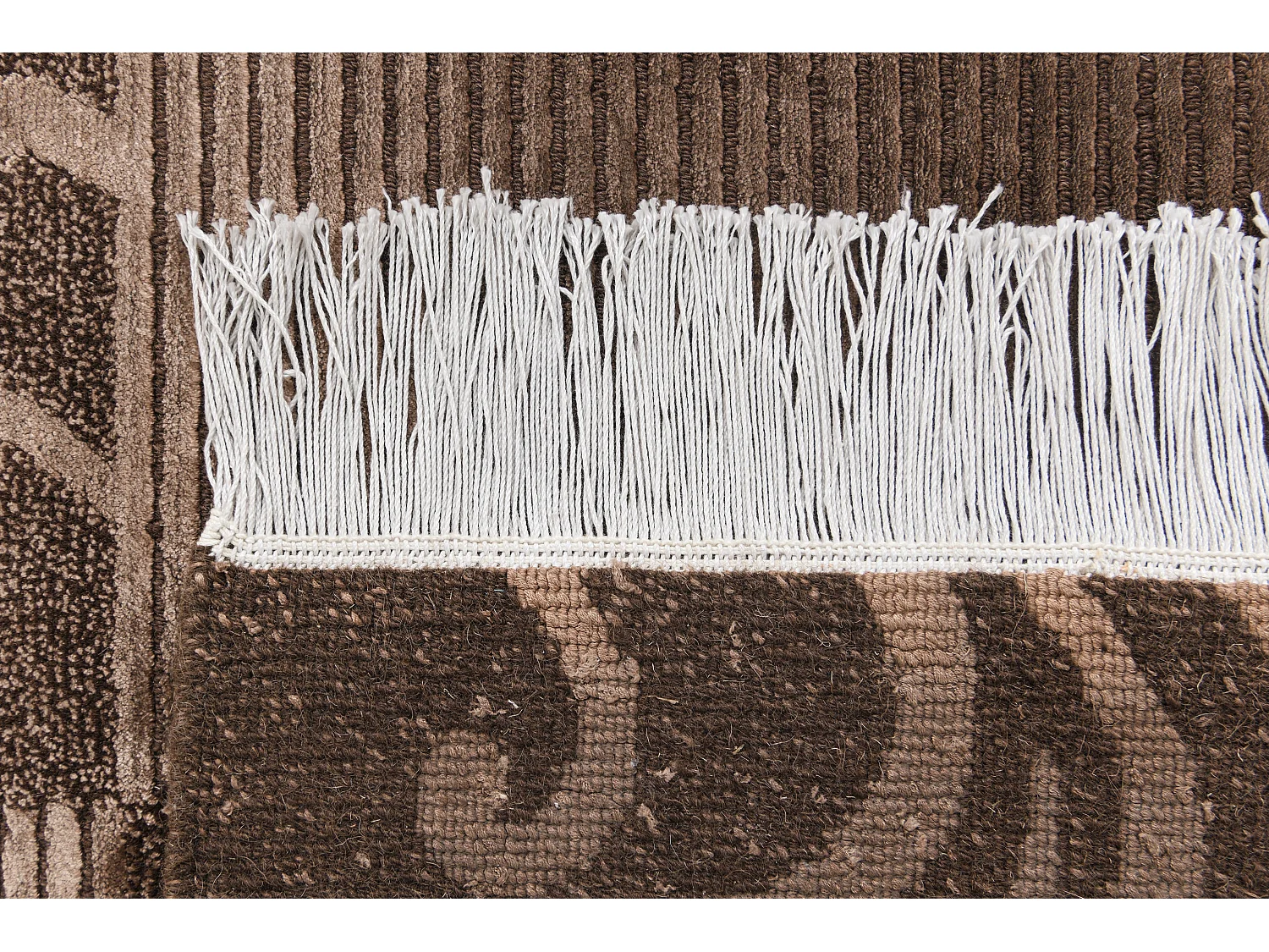 Tapis de laine 84x160 brun Darya