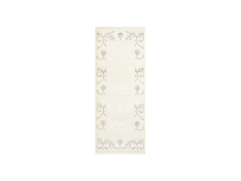 Läufer-Wollteppich 79x201 Beige Darya