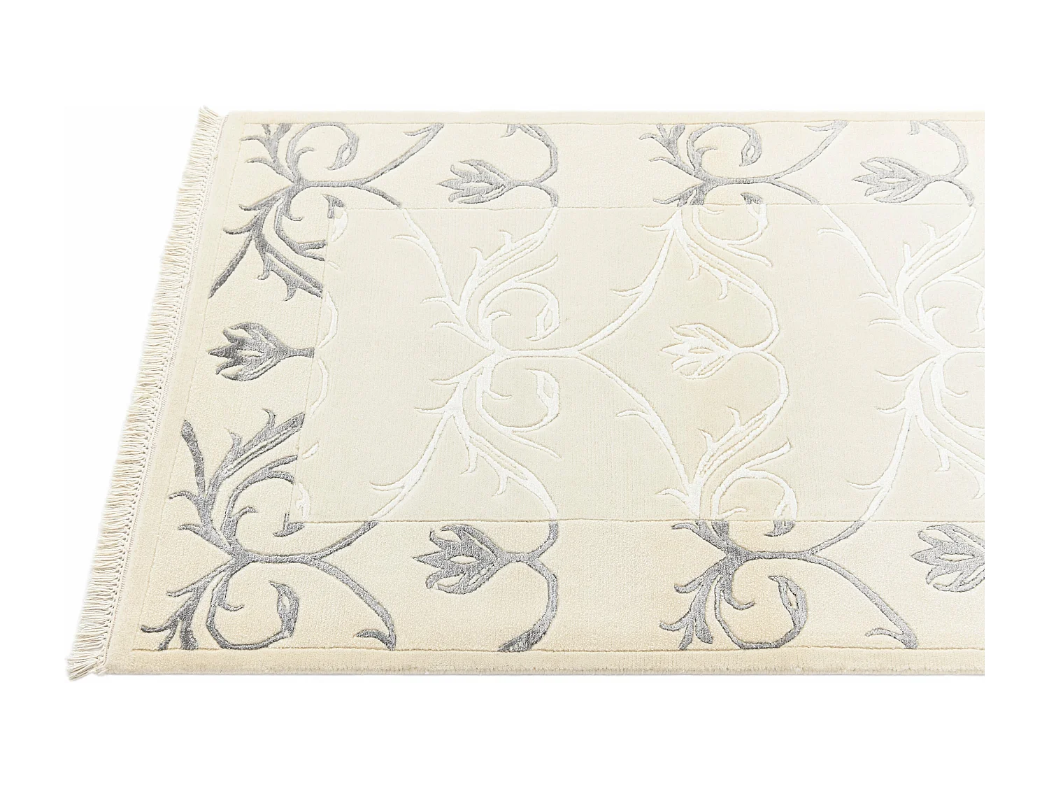 Läufer-Wollteppich 79x201 Beige Darya