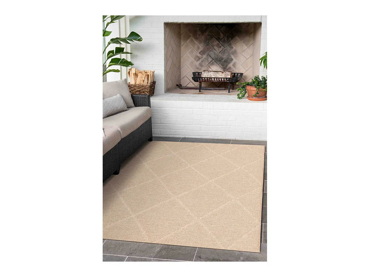Tapis 100x200 beige Harmony Maze