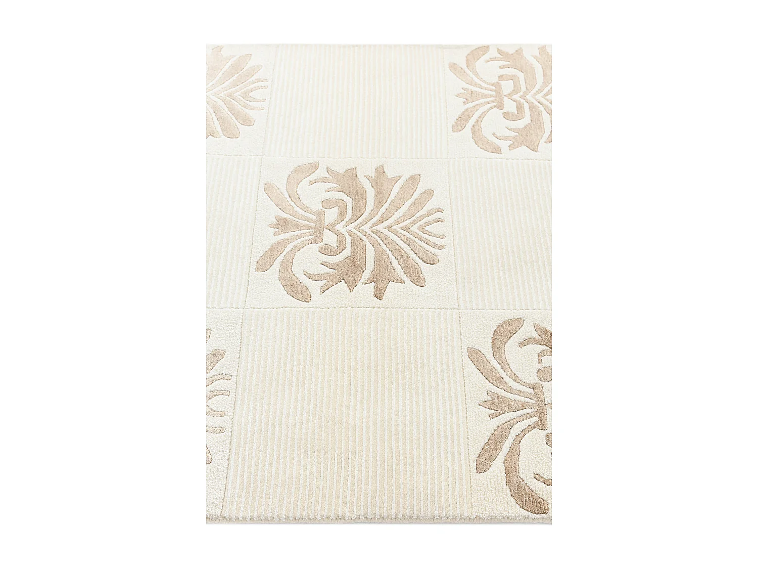 Tappeto per corridoio in lana 102x305 beige Darya