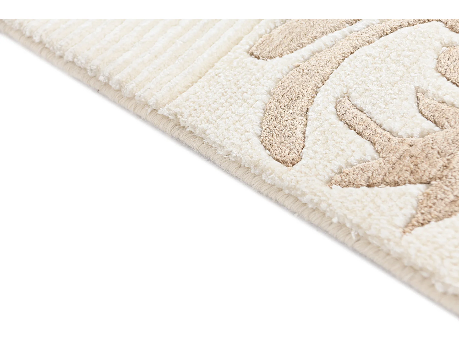 Tappeto per corridoio in lana 102x305 beige Darya