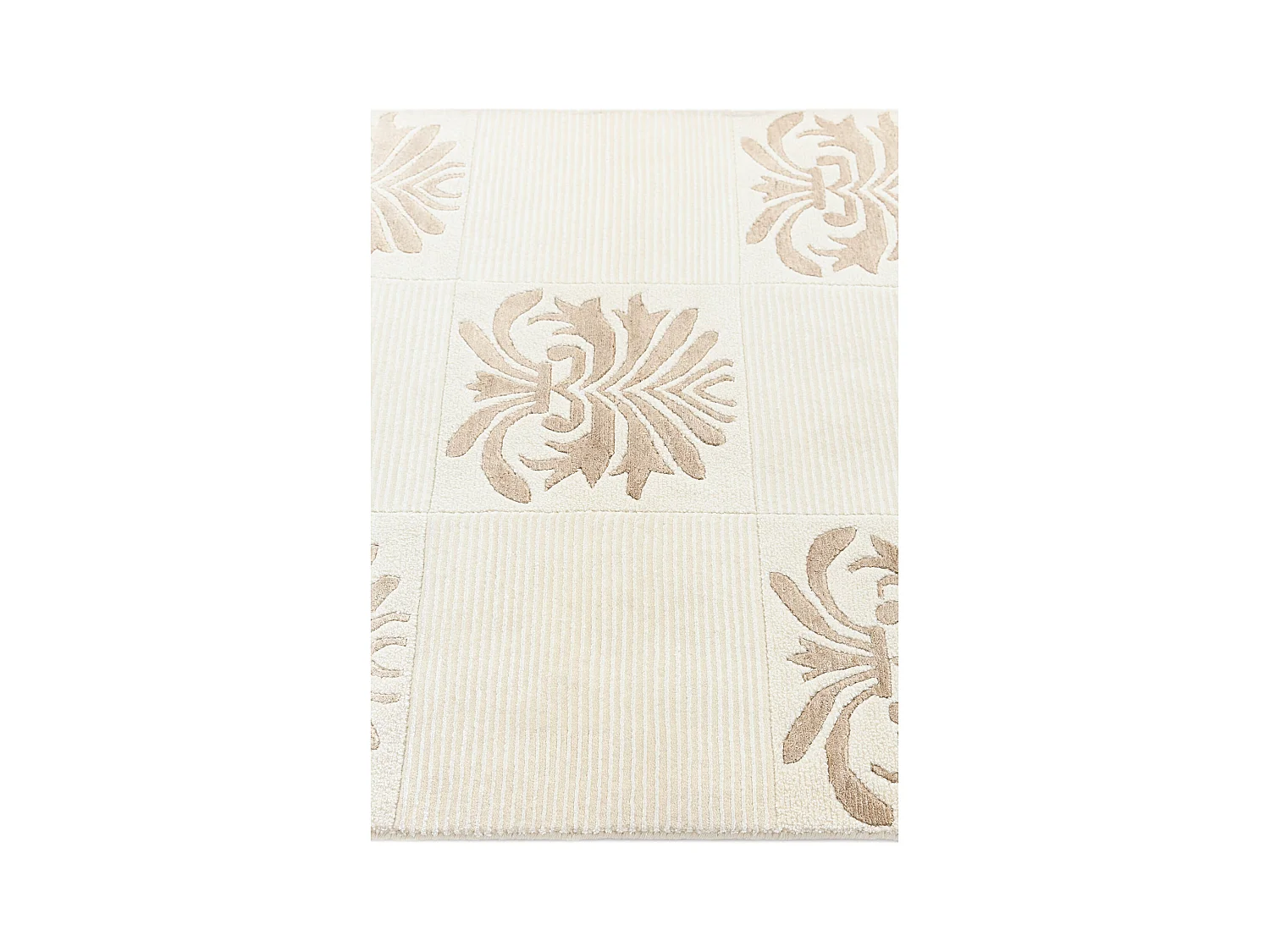 Tapis de couloir en laine 102x305 beige Darya