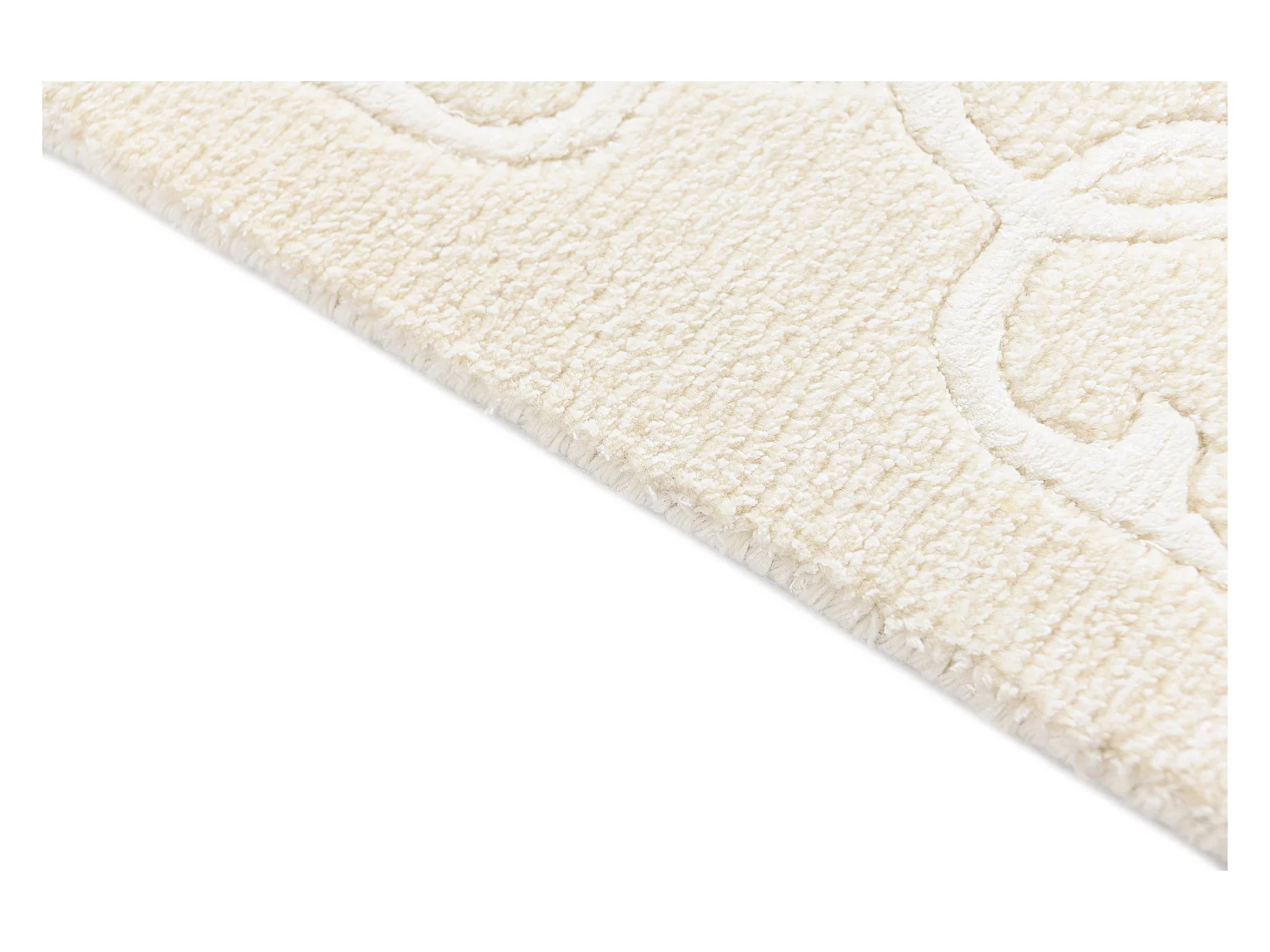 Läufer-Wollteppich 79x201 Beige Darya