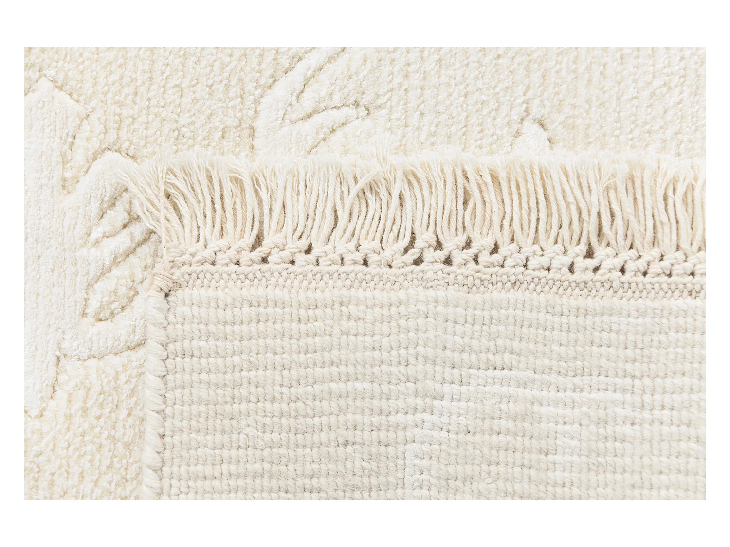 Läufer-Wollteppich 79x201 Beige Darya