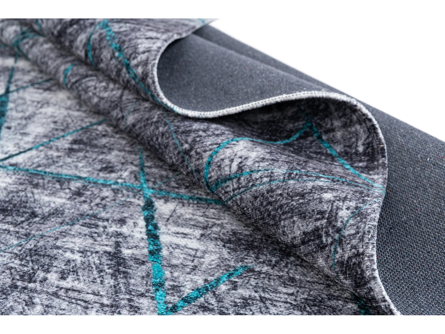 Tapis 65x185 turquoise Kriens Heru