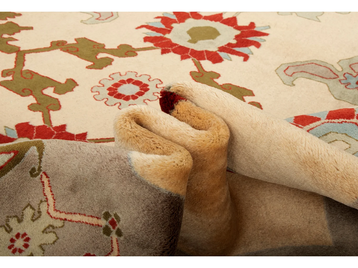 Tapis de laine 250x307 beige Tabriz