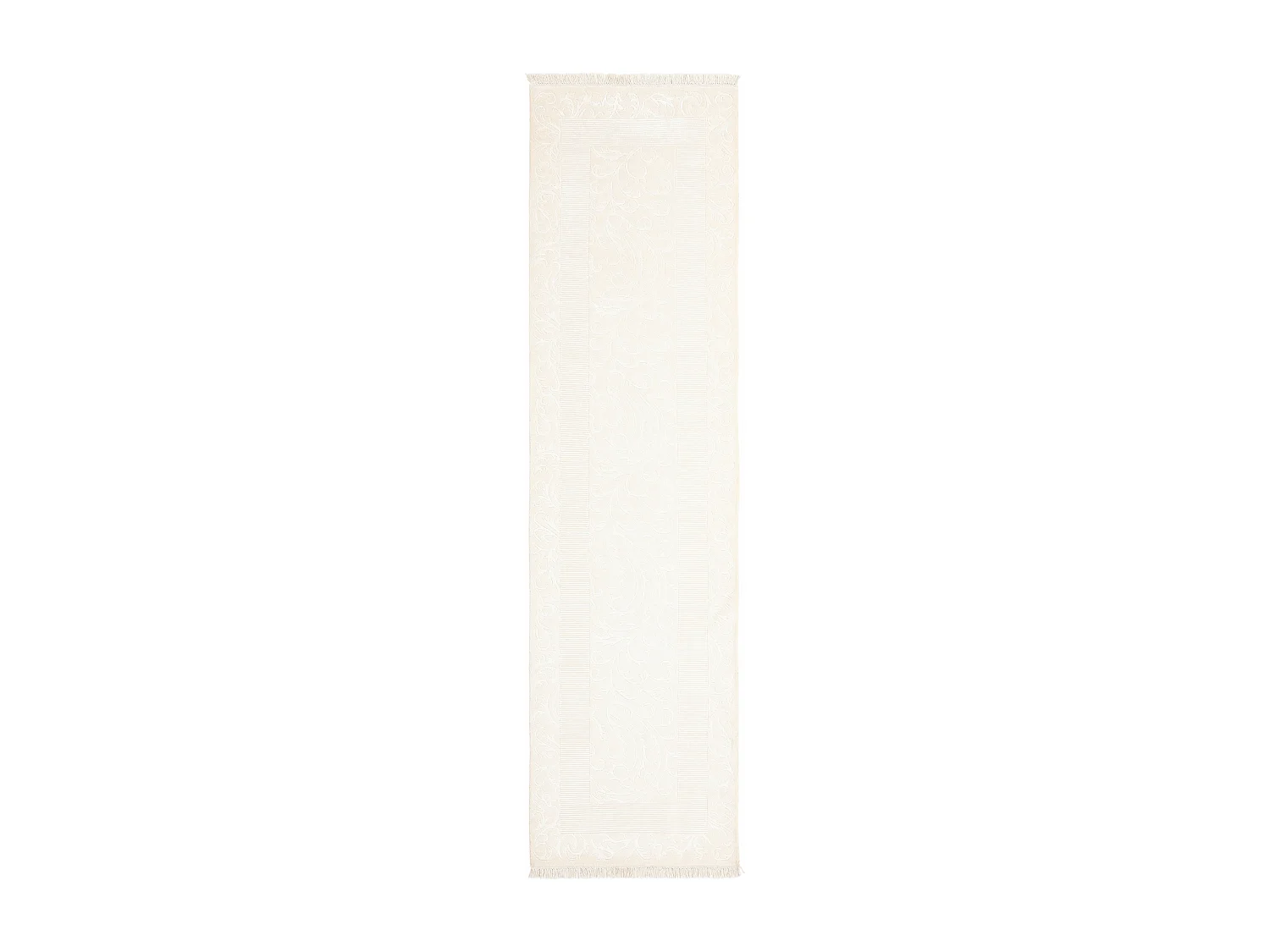 Tapis de couloir en laine 102x384 beige Darya