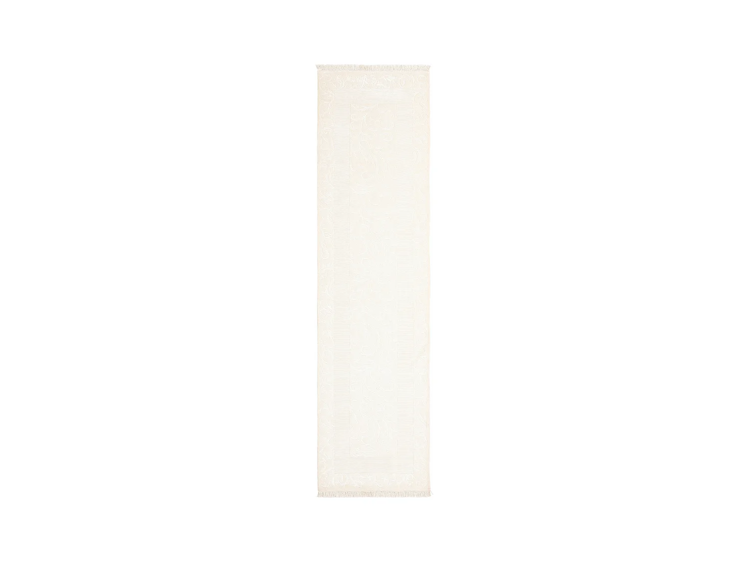 Tapis de couloir en laine 102x384 beige Darya