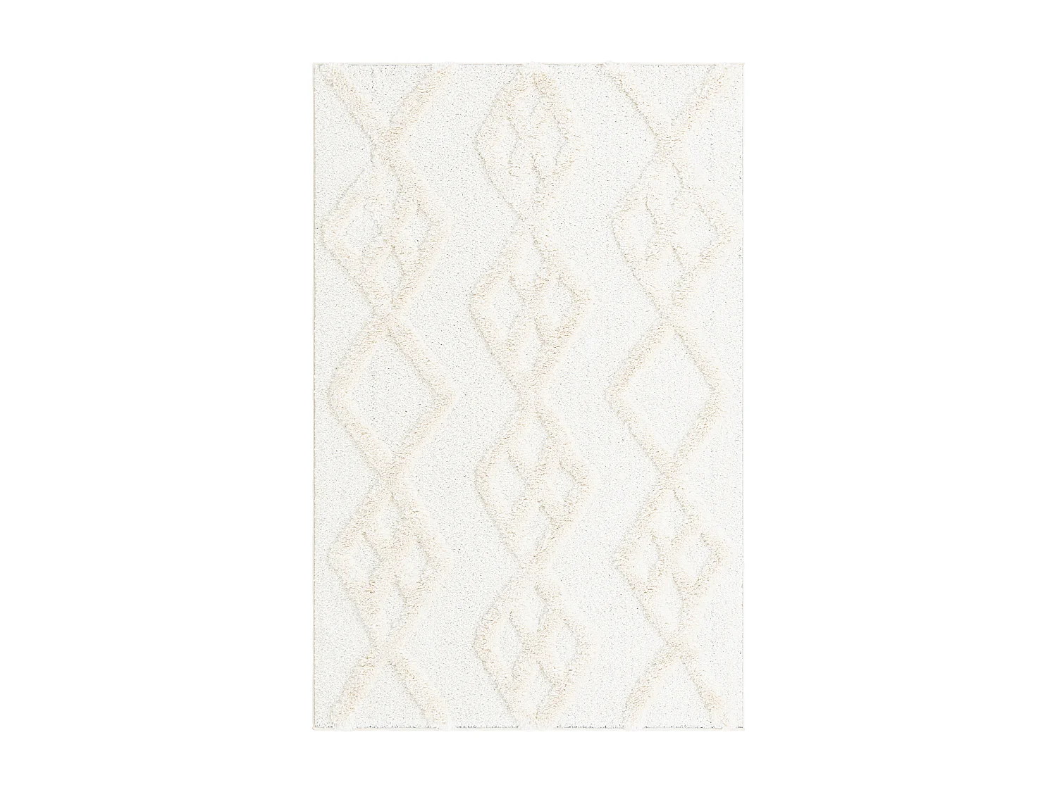 Tappeto shaggy  125x185 Bianco Thun Tribus