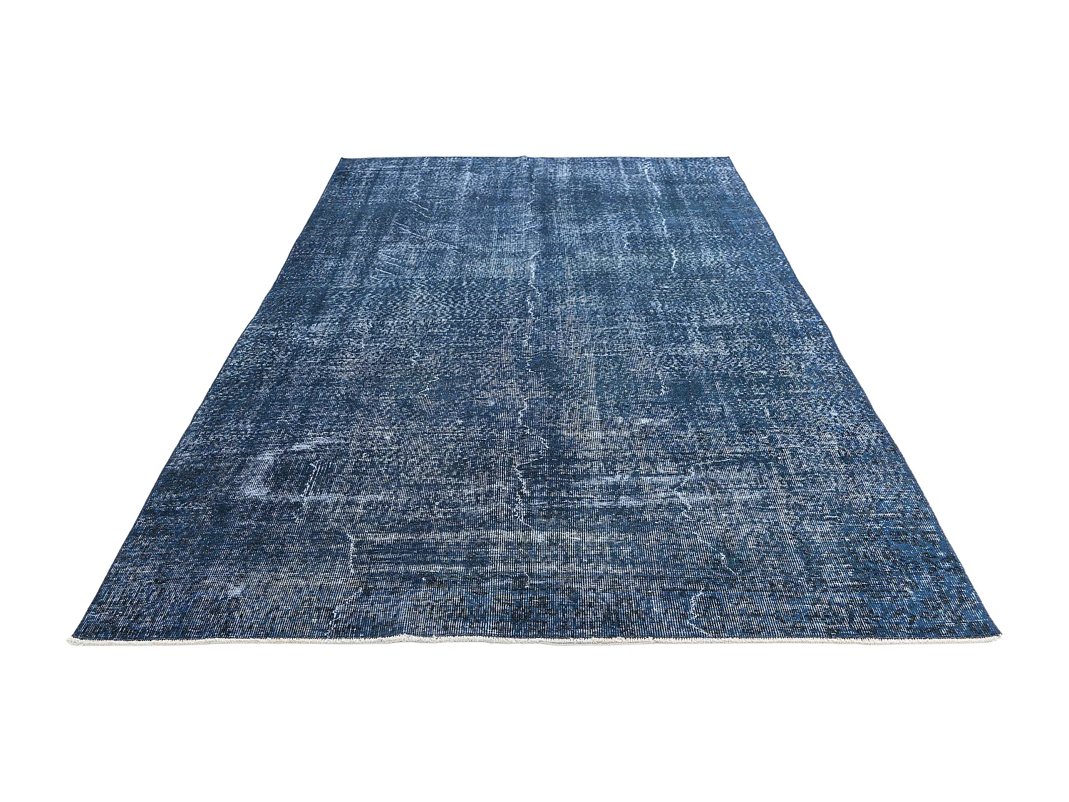 Tapis de laine 180x282 Bleu Ultra Vintage