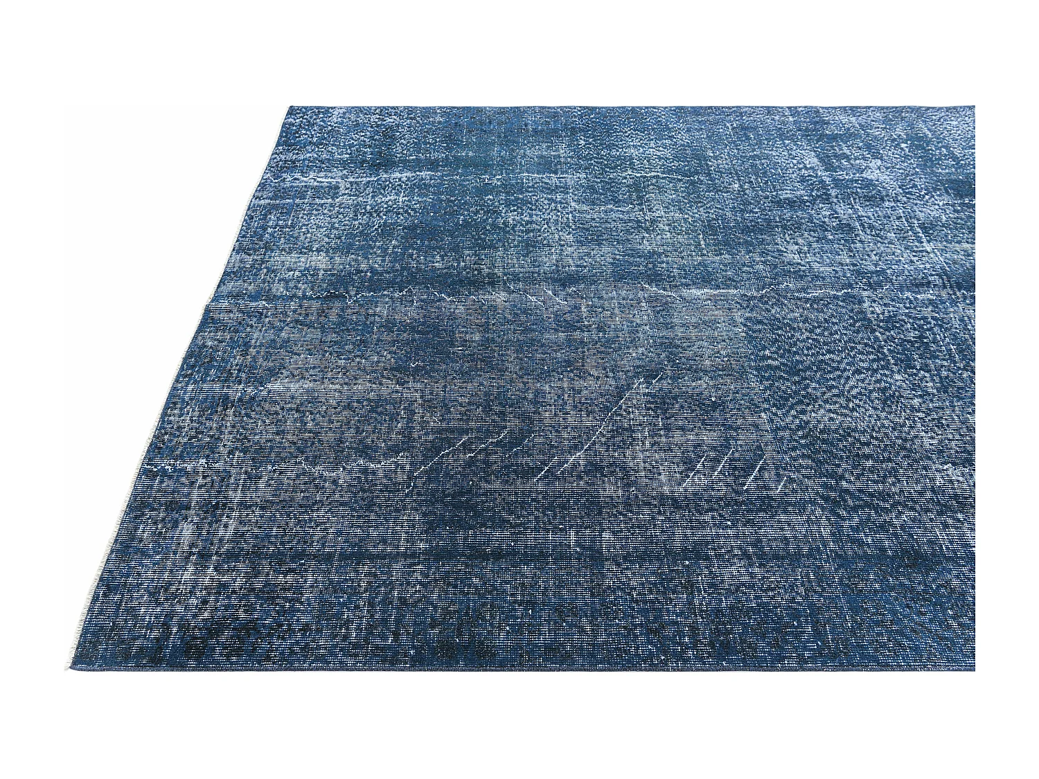 Tapis de laine 180x282 Bleu Ultra Vintage