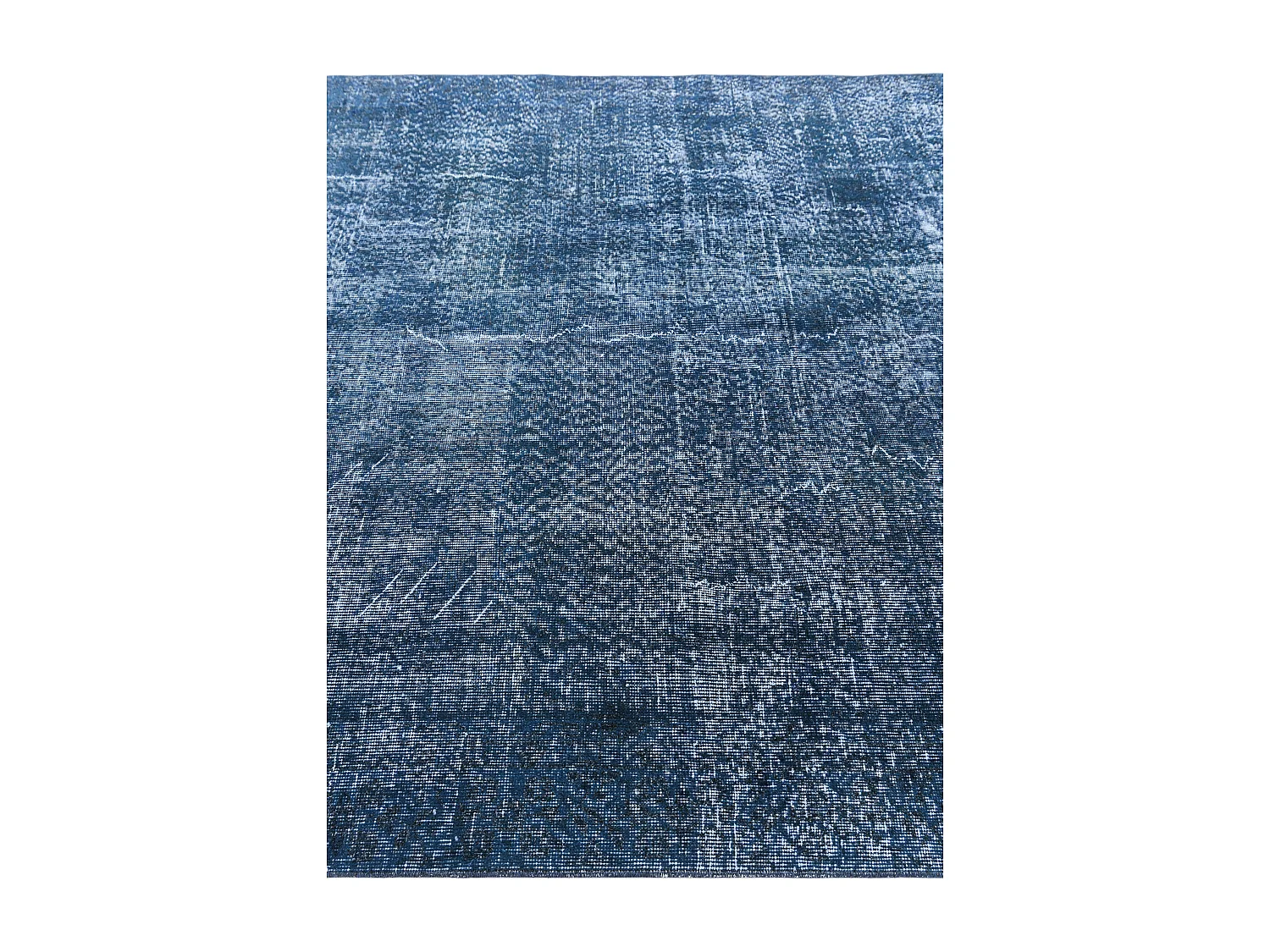 Tapis de laine 180x282 Bleu Ultra Vintage